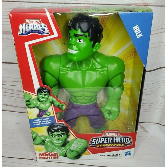 Marvel Super Hero Adventures Mega Mighties Captain America & Hulk Bundle - Picture 3 of 12